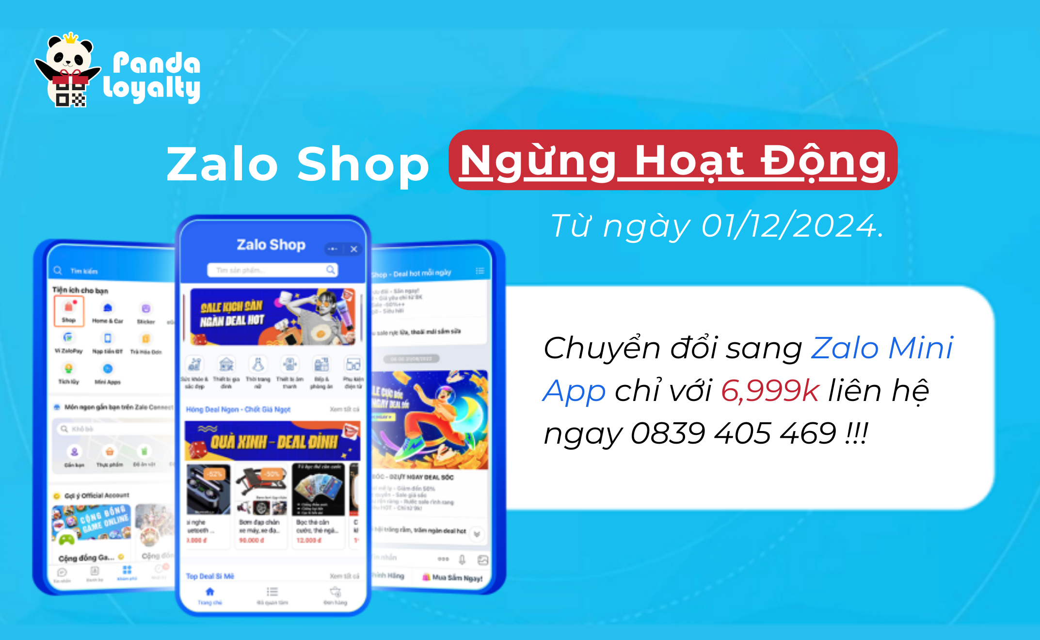Mini App Zalo Shop Chính Thức Ngừng Hoạt Động Từ Tháng 12 2024