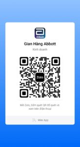 Zalo mini app bán hàng abbott