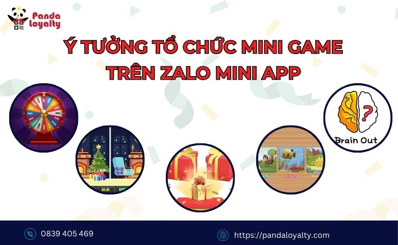 ý tưởng tổ chức mini game trên zalo mini app