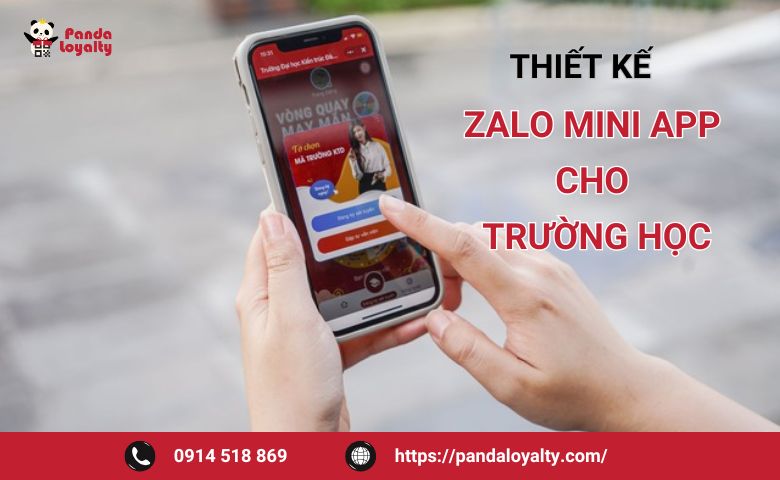 thiết kế zalo mini app và tích hợp zns trong lĩnh vực giáo dục