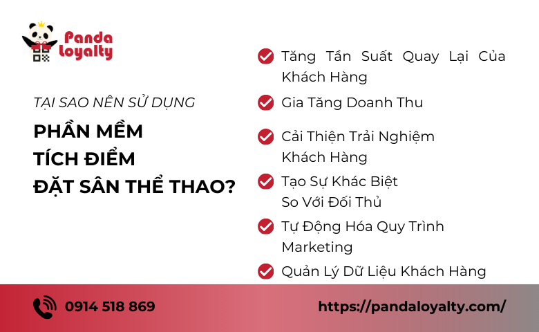 Tại Sao Nên Sử Dụng Phần Mềm Tích Điểm Khi Đặt Sân Thể Thao?