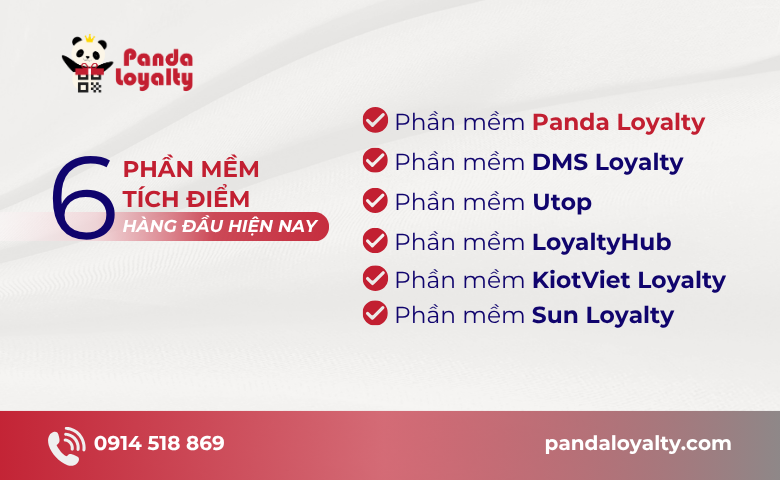 Top 6 Phần Mềm Tích Điểm Hàng Đầu Hiện Nay