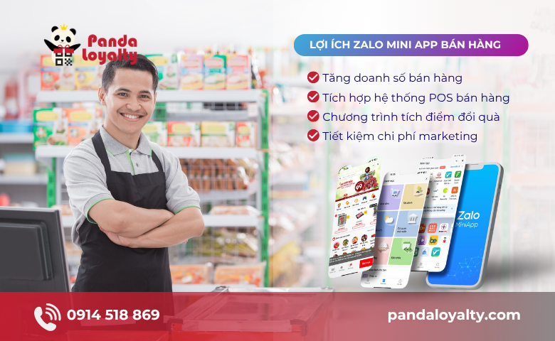 4 Lợi Ích Vượt Trội Khi Triển Khai Zalo Mini App Bán Hàng Với Panda Loyalty