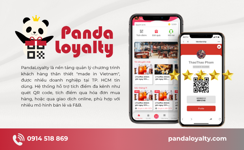 Panda Loyalty – Giữ chân khách hàng, đồng hành cùng thành công doanh nghiệp