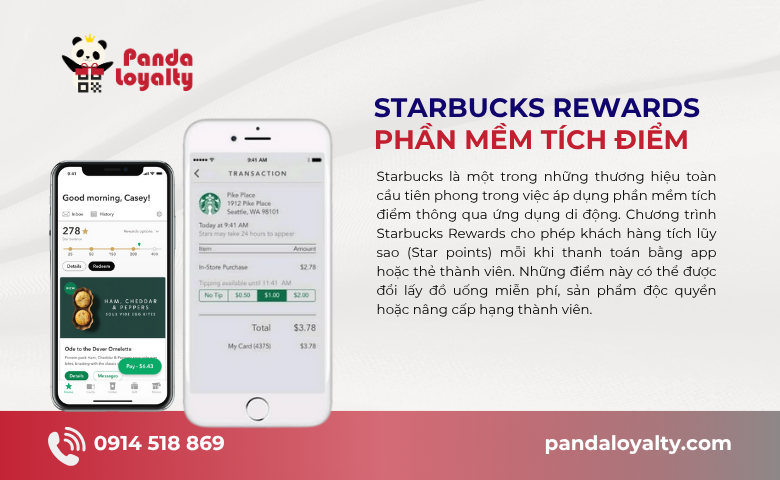 Starbucks Rewards với chiến lược tích điểm để gắn bó, cá nhân hóa sâu trải nghiệm