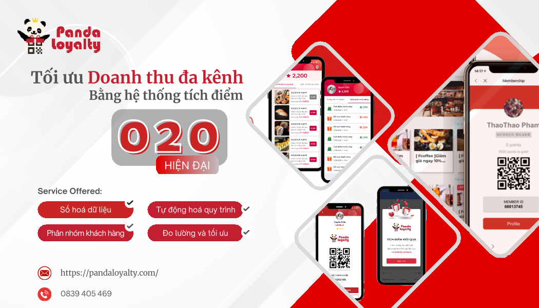 hệ thống tích điểm O2O