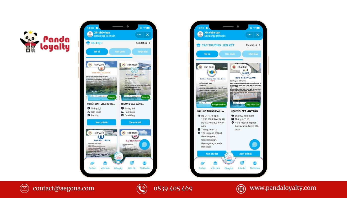 tính năng zalo mini app ngành giáo dục