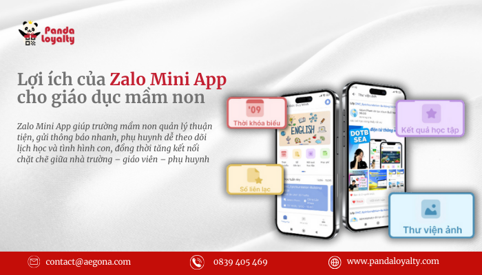Những lợi ích nổi bật khi ứng dụng Zalo Mini App cho giáo dục mầm non