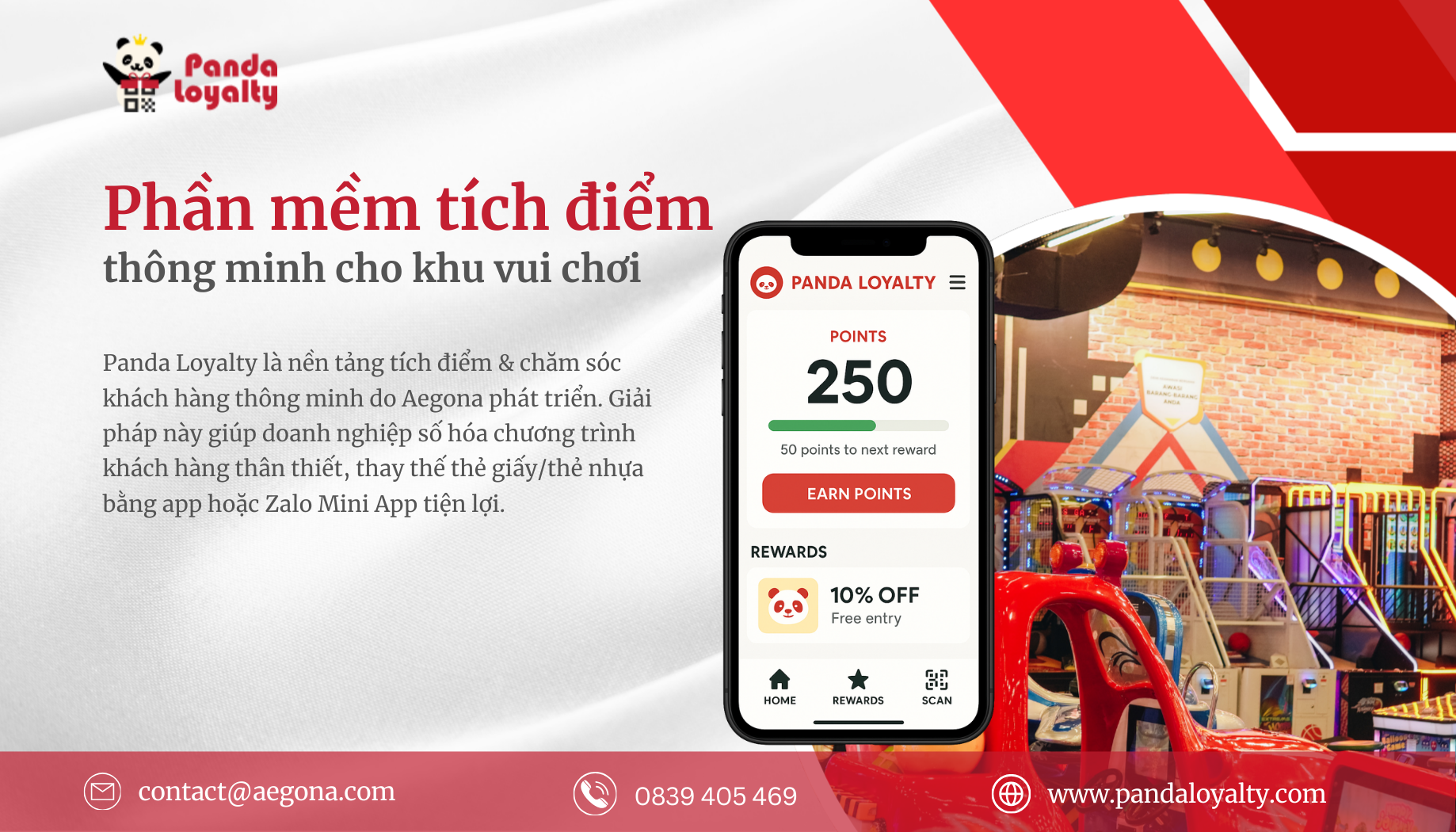 Phần mềm tích điểm thông minh cho khu vui chơi
