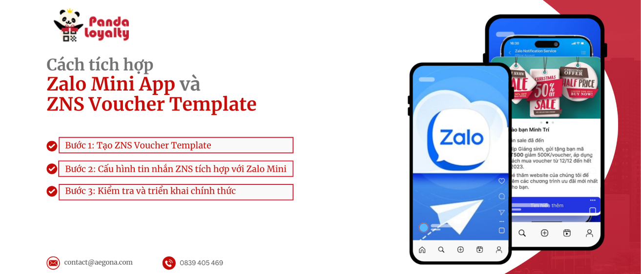 Cách tích hợp Zalo Mini App và ZNS Voucher Template