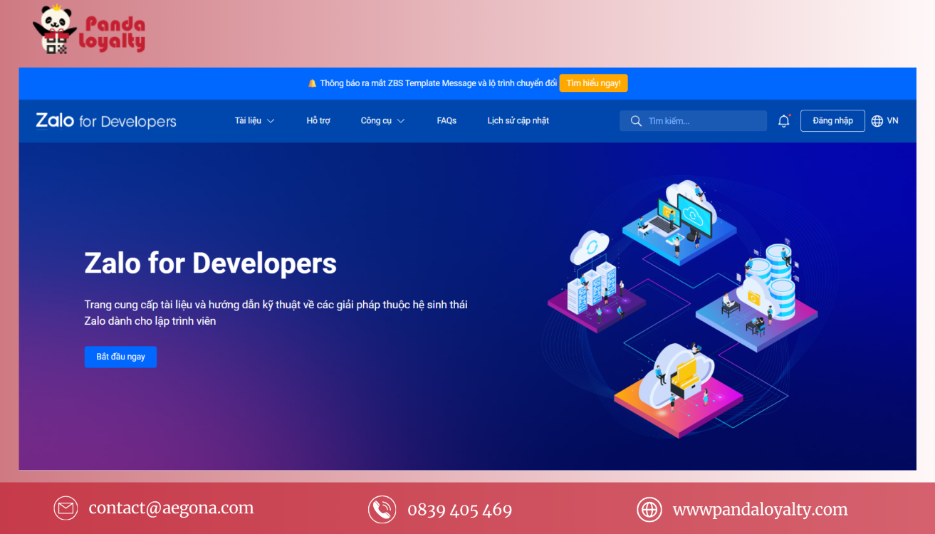 Cách tạo Zalo App