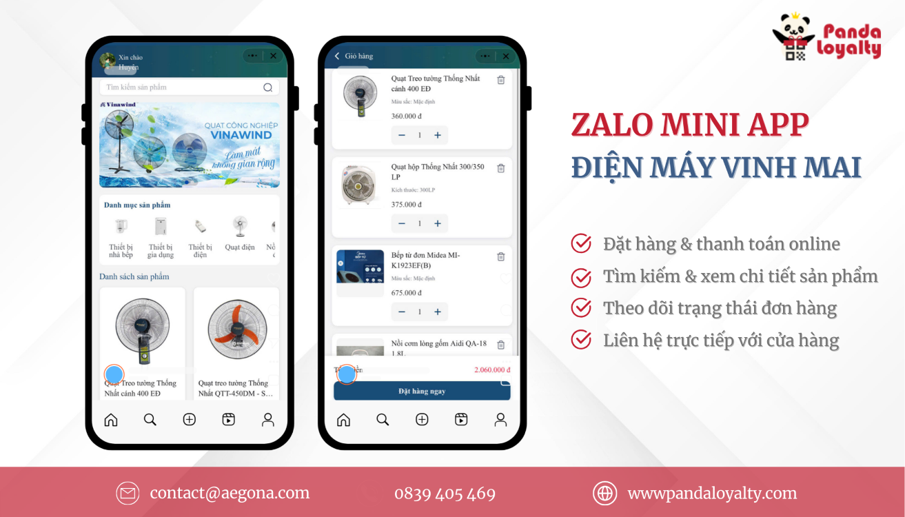 Điện gia dụng Vinh Mai – Case study cho doanh nghiệp bán lẻ