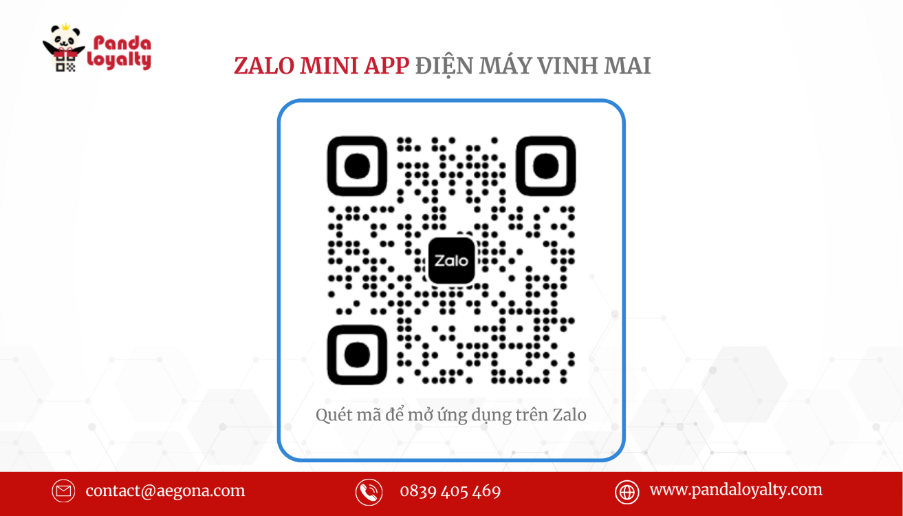 Mini App Điện máy Vinh Mai