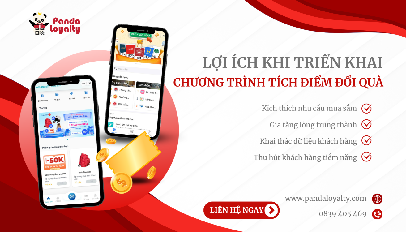 Lợi ích khi triển khai chương trình tích điểm đổi quà