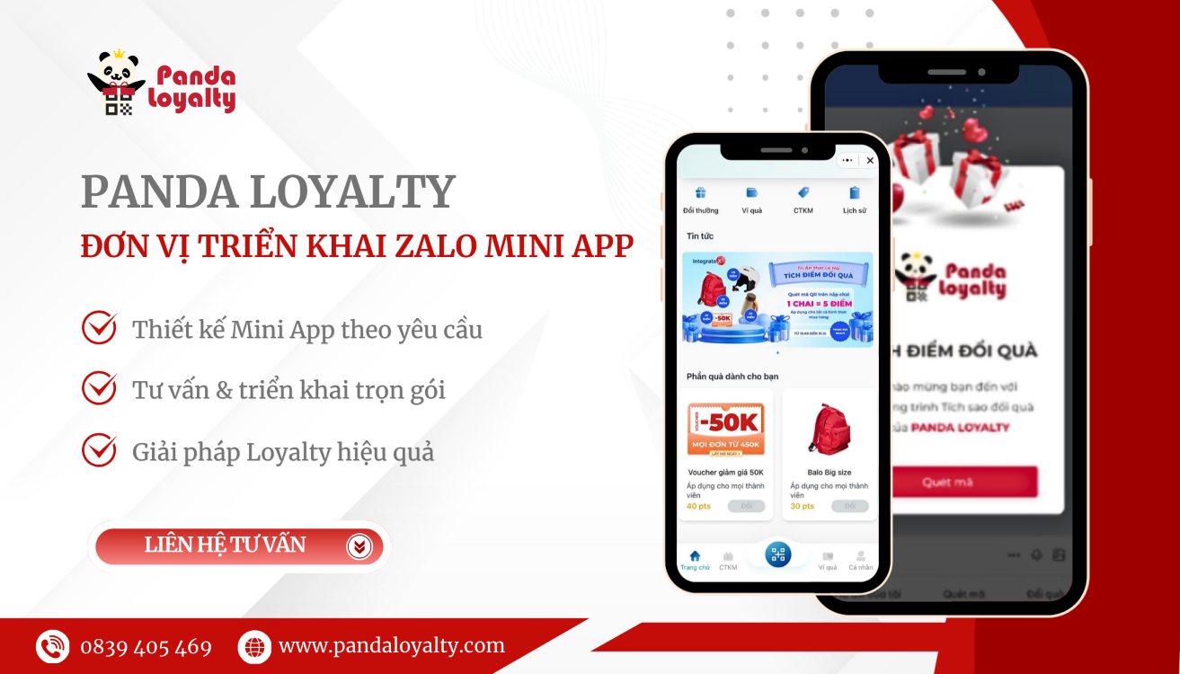 Panda Loyalty – Đơn vị triển khai Zalo Mini App chuyên nghiệp