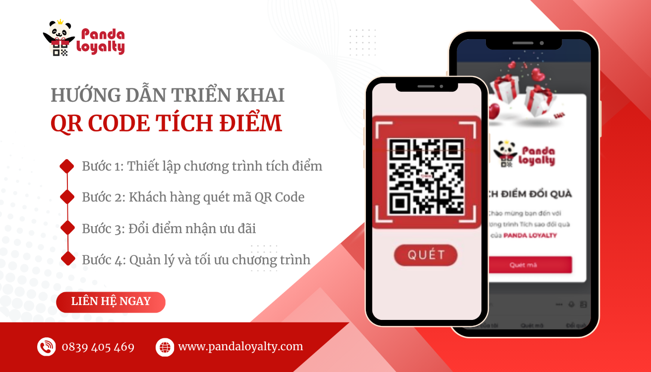 Hướng dẫn triển khai QR Code tích điểm từ A–Z