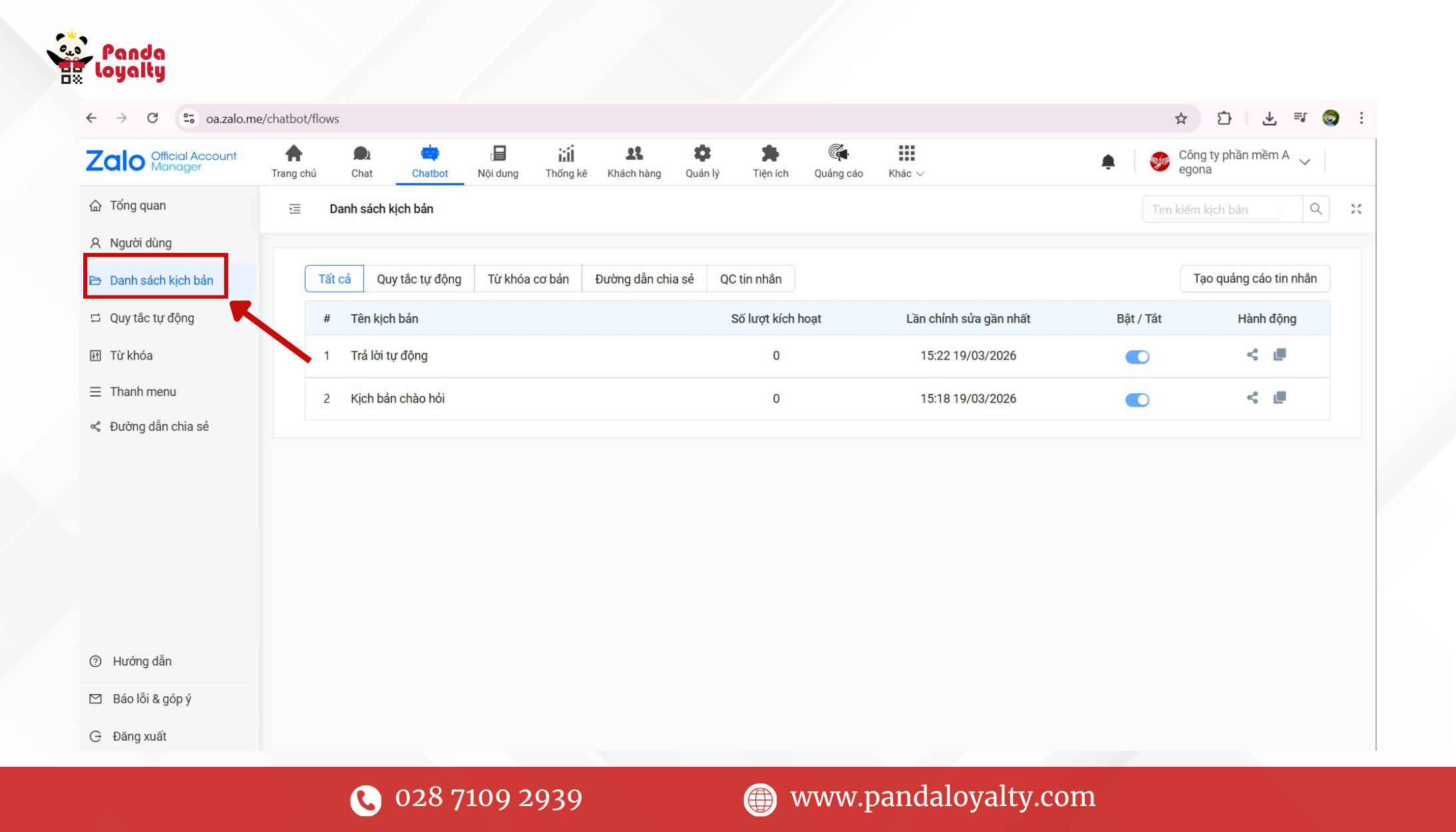 Hướng dẫn tạo Chatbot Zalo OA