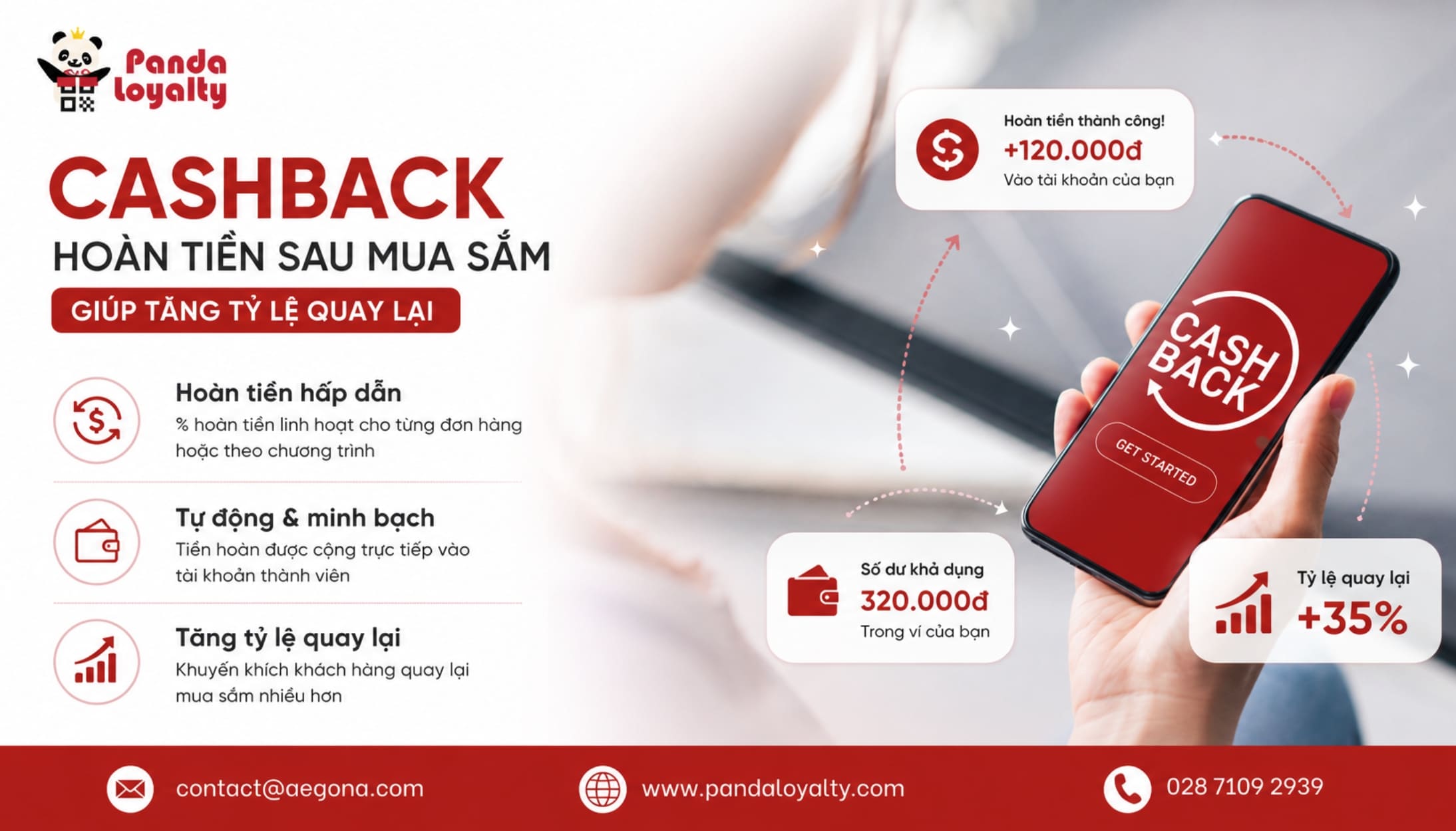 Hoàn tiền sau mua sắm giúp tăng tỷ lệ quay lại 